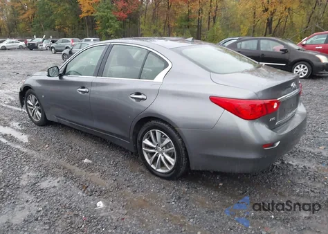 2014 Infiniti Q50 Premium from USA, damaged, VIN JN1BV7AR3EM690233